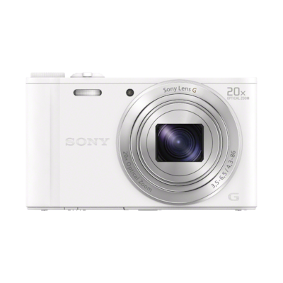 Smallest Compact Digital Camera | Pink, White & Black | DSC-WX350