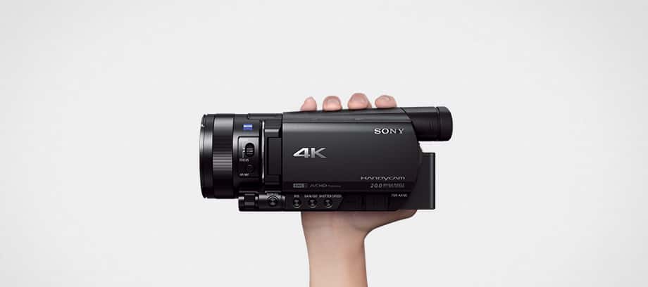 4K Camcorder | Portable Video Camera | FDR-AX100E | Sony Latvia