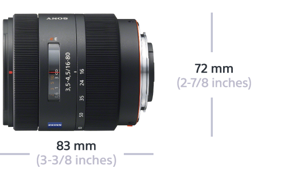 SAL1680Z | α Lenses | Sony Latvia